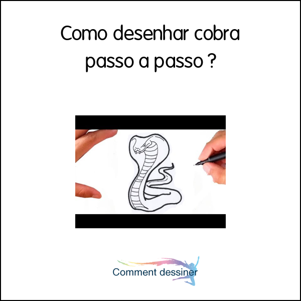 Como desenhar cobra passo a passo